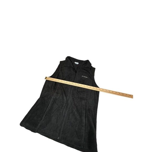 Columbia Womens Fleece Full-Zip Vest Size L Black Polyester - Picture 6 of 8